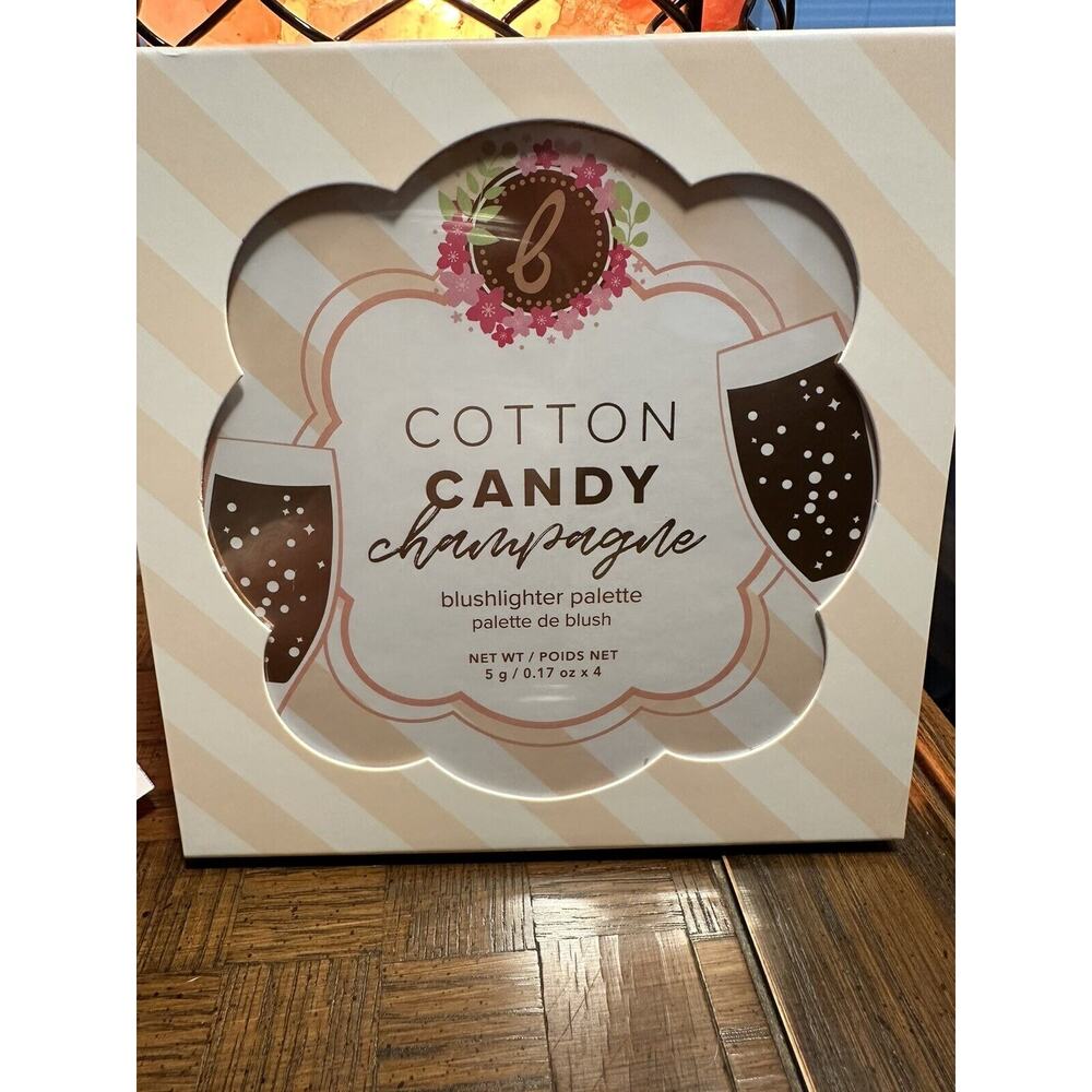 BEAUTY BAKERIE Cotton Candy Champagne Blushlighter Palette -Full Size- Retail 38